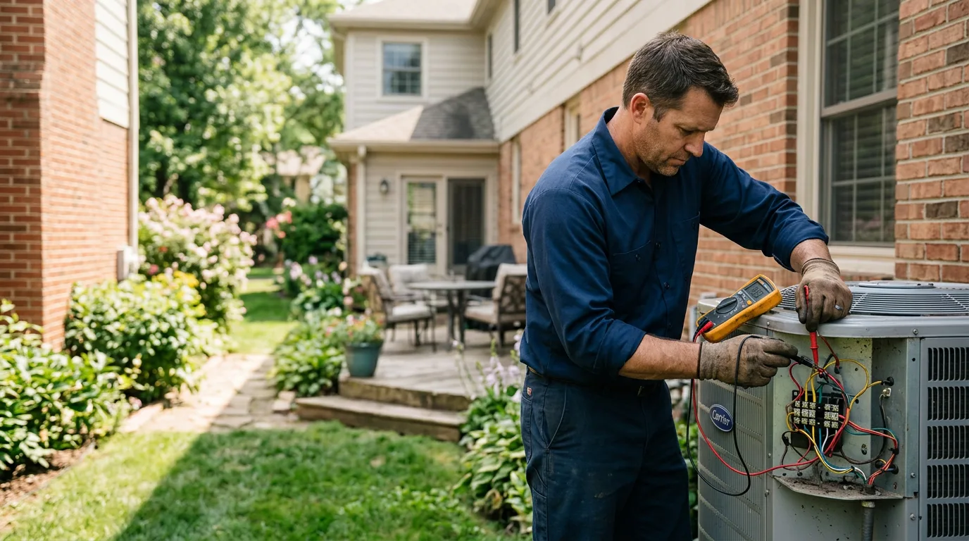 HVAC technician working near Walthall, MS